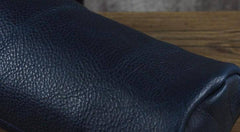 Cool Leather Mens Barrel Side Bag Bucket Shoulder Bag Messenger Bag for Men - imessengerbags