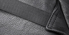 Cool Leather Mens Black Backpack for School Backpacks Travel Backpacks For Men