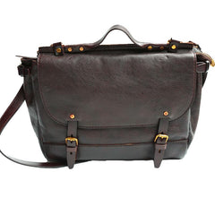 Cool Leather Mens Briefcase Messenger Bag Handbag Shoulder Bag for men