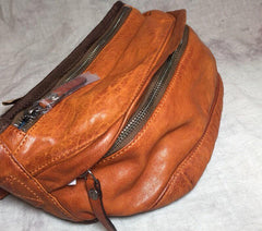 Cool Leather Mens FANNY PACK MENS WAIST BAG HIP PACK BELT BAG FOR MEN - imessengerbags