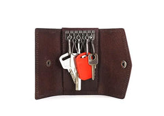 Cool Leather Mens Key Wallet Car Keys Holder Car Keys Case for Men - imessengerbags