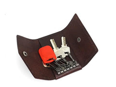 Cool Leather Mens Key Wallet Car Keys Holder Car Keys Case for Men - imessengerbags