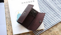 Cool Leather Mens Key Wallet Car Keys Holder Car Keys Case for Men - imessengerbags