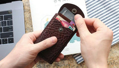 Cool Leather Mens Key Wallet Car Keys Holder Car Keys Case for Men - imessengerbags
