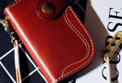 Cool Leather Mens Key Wallet Small Chain Wallet for Mens - imessengerbags