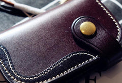 Cool Leather Mens Key Wallet Small Chain Wallet for Mens - imessengerbags