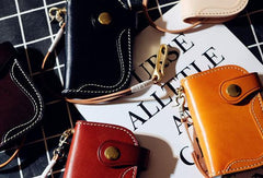 Cool Leather Mens Key Wallet Small Chain Wallet for Mens - imessengerbags