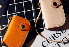 Cool Leather Mens Key Wallet Small Chain Wallet for Mens - imessengerbags