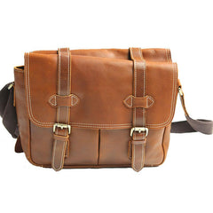 Cool Leather Mens Large Messenger Bag Shoulder Bag for men