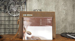 Cool Leather Mens Leather Large Clutch Wristlet Bag Shoulder Bag Side Bag for Men - imessengerbags