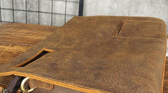 Cool Leather Mens Leather Large Clutch Wristlet Bag Shoulder Bag Side Bag for Men - imessengerbags