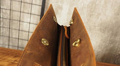 Cool Leather Mens Leather Large Clutch Wristlet Bag Shoulder Bag Side Bag for Men - imessengerbags