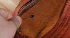 Cool Leather Mens Long Leather Wallet Bifold Vintage Brown Wallet for Men - imessengerbags