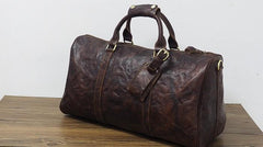 Cool Leather Mens Overnight Bag Weekender Bags Vintage Travel Bags Duffle Bags for Men