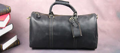 Cool Leather Mens Overnight Bag Weekender Bags Vintage Travel Bags Duffle Bags for Men