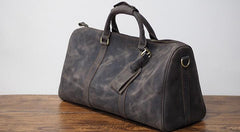 Cool Leather Mens Overnight Bag Weekender Bags Vintage Travel Bags Duffle Bags for Men