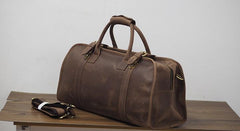 Cool Leather Mens Overnight Bags Weekender Bag Vintage Travel Bags Duffle Bag for Men