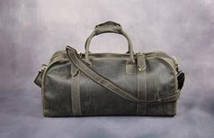 Cool Leather Mens Overnight Bags Weekender Bag Vintage Travel Bags Duffle Bag for Men