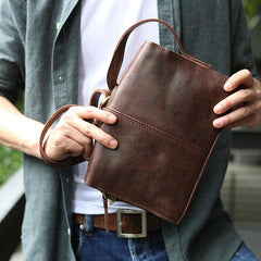Cool Leather Mens Small Messenger Bag Shoulder Bag for men - imessengerbags