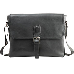 Cool Leather Mens Small Messenger Bags Shoulder Bags for Men