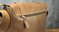 Cool Leather Mens Small Side Bag Small Shoulder Bag Messenger Bag for Men