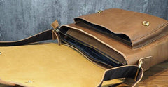 Cool Leather Mens Small Side Bag Small Shoulder Bag Messenger Bag for Men
