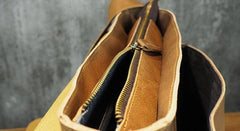 Cool Leather Mens Small Side Bag Small Shoulder Bag Messenger Bag for Men