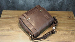 Cool Leather Mens Small Side Bag Small Shoulder Bag Messenger Bag for Men