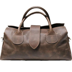 Cool Leather Mens Weekender Bag Travel Bags Shoulder Bags for men - imessengerbags