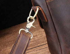 Cool Leather Messenger Bag Side Bag Vintage Shoulder Bag For Men - imessengerbags