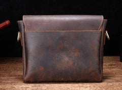 Cool Leather Messenger Bag Side Bag Vintage Shoulder Bag For Men - imessengerbags