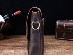 Cool Leather Messenger Bag Side Bag Vintage Shoulder Bag For Men - imessengerbags