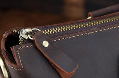 Cool Leather Briefcase 13inch Handbag Work Bag Business Bag Shoulder Bag For Men
