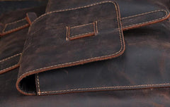 Cool Leather Briefcase 13inch Handbag Work Bag Business Bag Shoulder Bag For Men