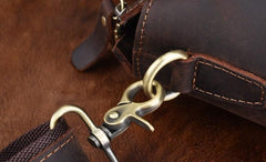 Cool Leather Briefcase 13inch Handbag Work Bag Business Bag Shoulder Bag For Men