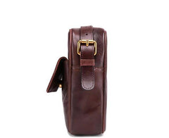 Cool Leather Small Side Bag Messenger Bag Small Shoulder Bags For Men