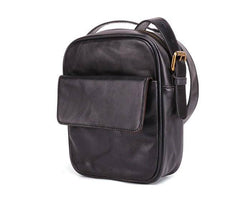 Cool Leather Small Side Bag Messenger Bag Small Shoulder Bags For Men