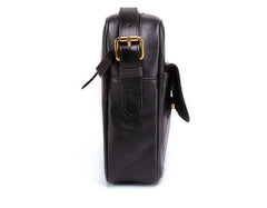 Cool Leather Small Side Bag Messenger Bag Small Shoulder Bags For Men