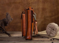 Cool Mens Leather Belt Pouch Belt Bag Waist Bag Small Shoulder Bag for Men
