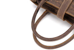 Cool Men Vintage Leather Handbag Tote Shoulder bag CrossBody Bag For Men - imessengerbags