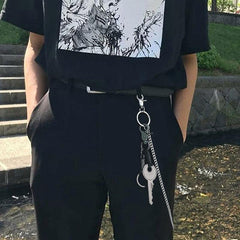 Cool Womens Mens Big Key Pants Chain Jeans Chain Jean Chain Biker Wallet Chain For Women - imessengerbags
