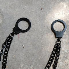 Cool Men's Black Double Layer Pants Chain Punk Jeans Chain Jean Chain Wallet Chain For Men - imessengerbags
