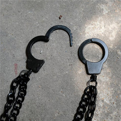 Cool Men's Black Double Layer Pants Chain Punk Jeans Chain Jean Chain Wallet Chain For Men - imessengerbags
