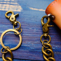 Badass Men's Brass Pants Chain Punk Fashion Gold Wallet Chains For Men - imessengerbags