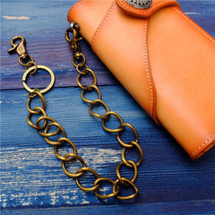 Badass Men's Brass Pants Chain Jeans Chain Jean Chain Punk Fashion Gold Wallet Chains For Men - imessengerbags