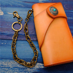 Badass Men's Brass Pants Chain Jeans Chain Jean Chain Punk Fashion Gold Wallet Chains For Men - imessengerbags