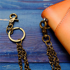 Badass Men's Brass Pants Chain Jeans Chain Jean Chain Punk Fashion Gold Wallet Chains For Men - imessengerbags