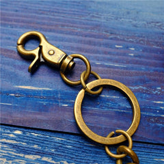 Badass Men's Brass Pants Chain Jeans Chain Jean Chain Punk Fashion Gold Wallet Chains For Men - imessengerbags