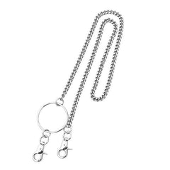 2 Pieces Silver Chains for Jeans Pants Chain with Lock Jean Chains Necklace  Wallet Chain Belt for Women Men Locomotive Jewelry (Silver Set5) :  : Clothing, Shoes & Accessories