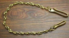 Cool Men's Handmade Brass S Hook Tail Pants Chain Biker Wallet Chain For Men - imessengerbags